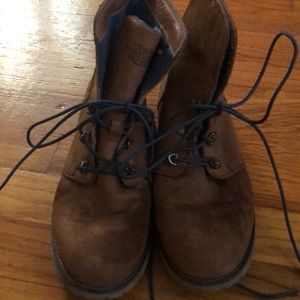 The north face suede leather thermal boots